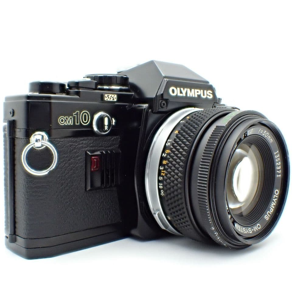 OLYMPUS OM-10&F.ZUIKO 50mm f1.8 Mアダプタ付