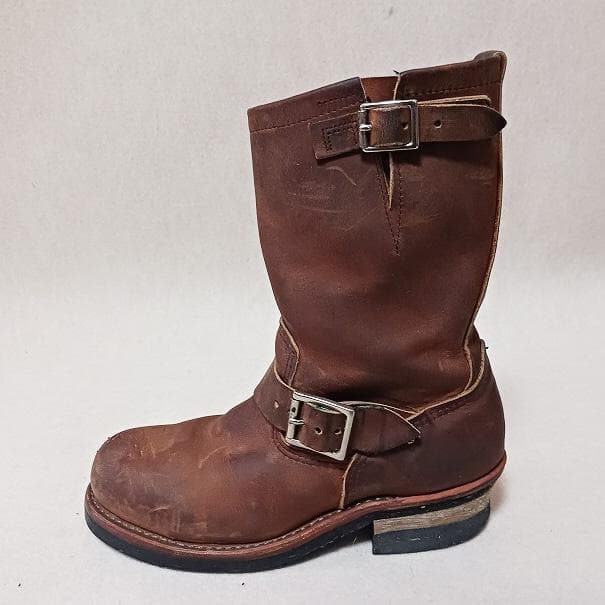 レッドウィング　エンジニアブーツ　オイルドレザー　ブラウン　２３㎝