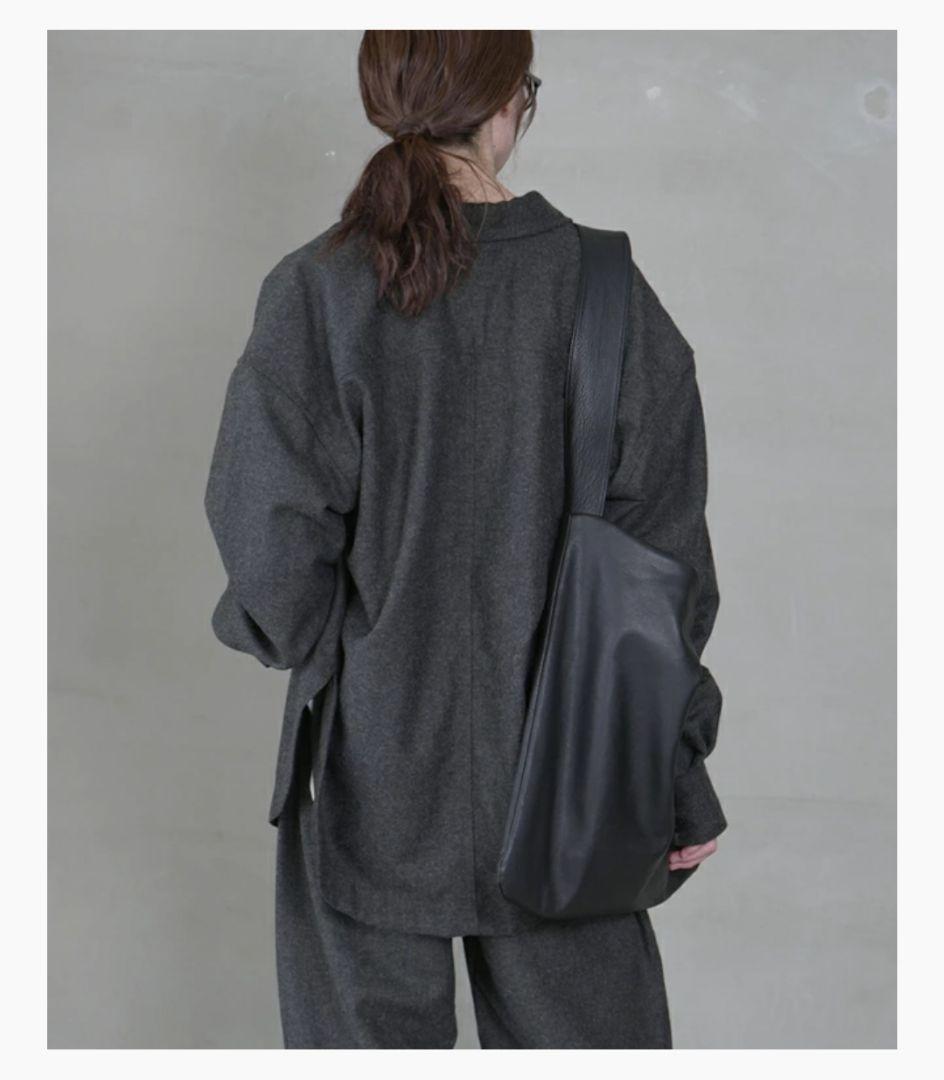 solamonat poche ソラモナポッシェ CPOシャツ ウールポリ