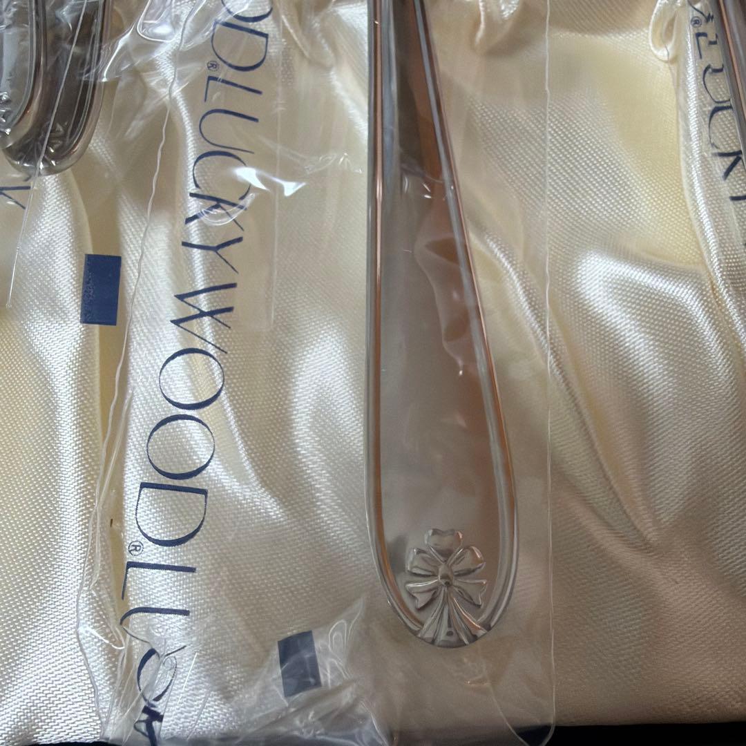 ラッキーウッド　カトラリーセット　マリエッタ　35本　ステンレス　新品未使用