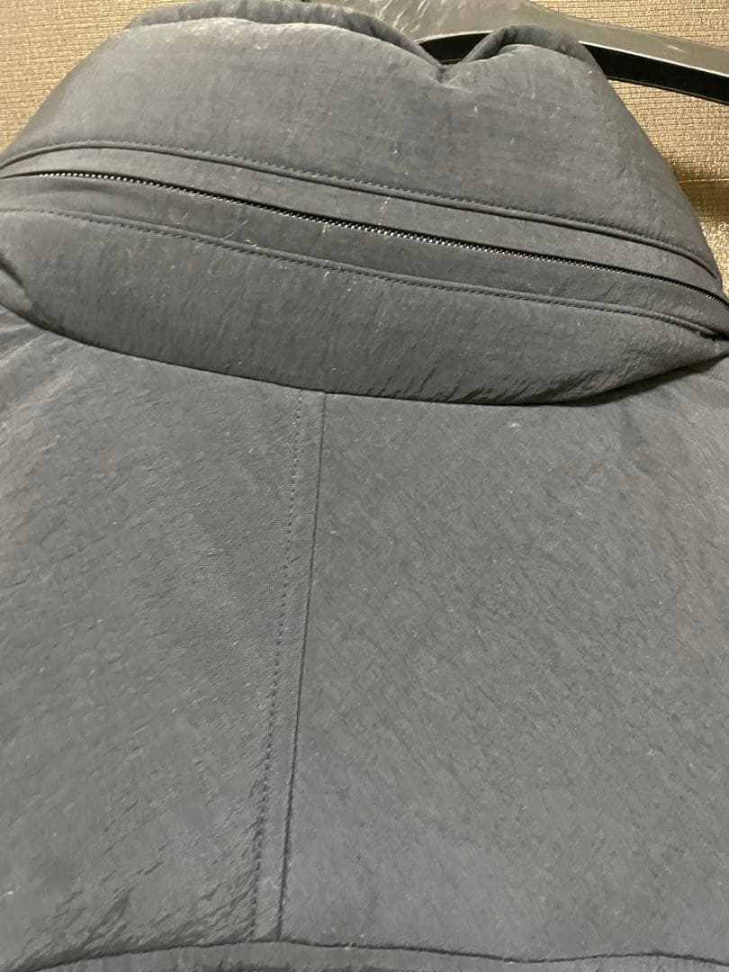 PRIORITY ブラック 中綿コートフード付き