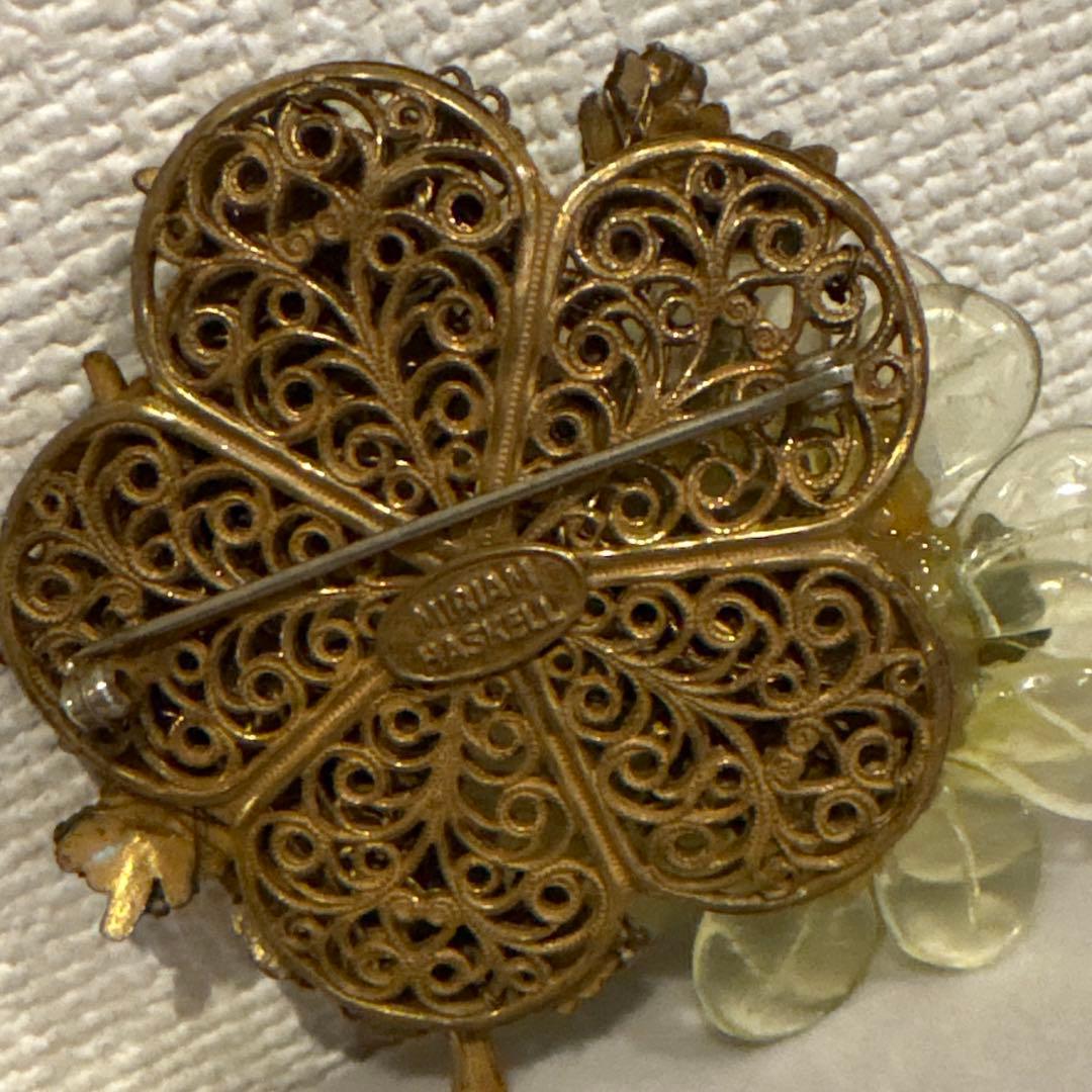 ミリアムハスケル　アンティークブローチ