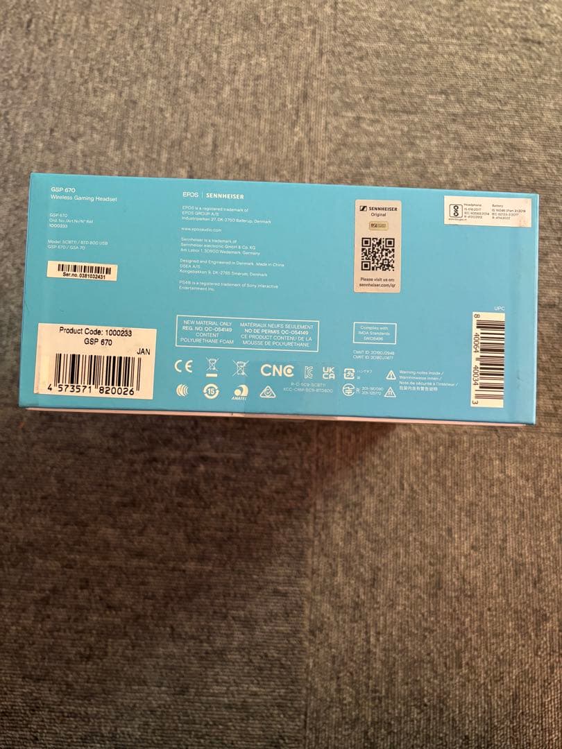 EPOS / SENNHEISER GSP670ワイヤレスゲーミングヘッドセット