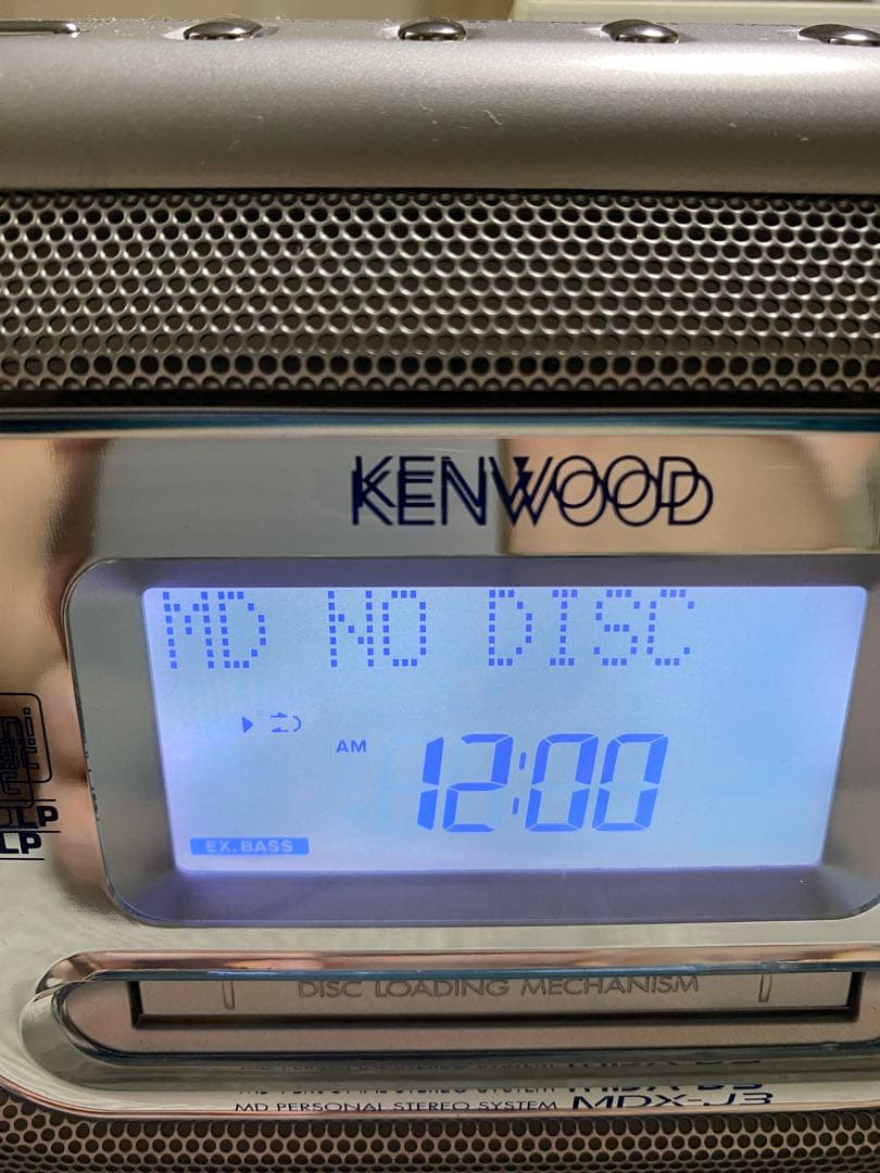 未使用品　箱付　KENWOOD MDX-J3 CD・MD・カセットデッキ