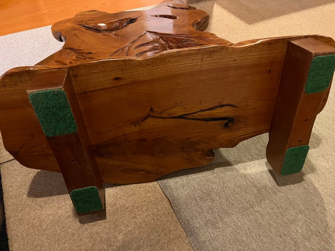 【価格交渉OK】欅　けやき ついたて 衝立　逆さうま　縁起物　一枚木　一点物