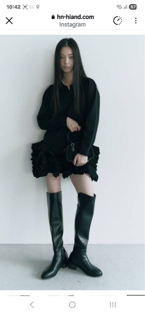 【Reika】HIAND Round-topKnee-High Boots