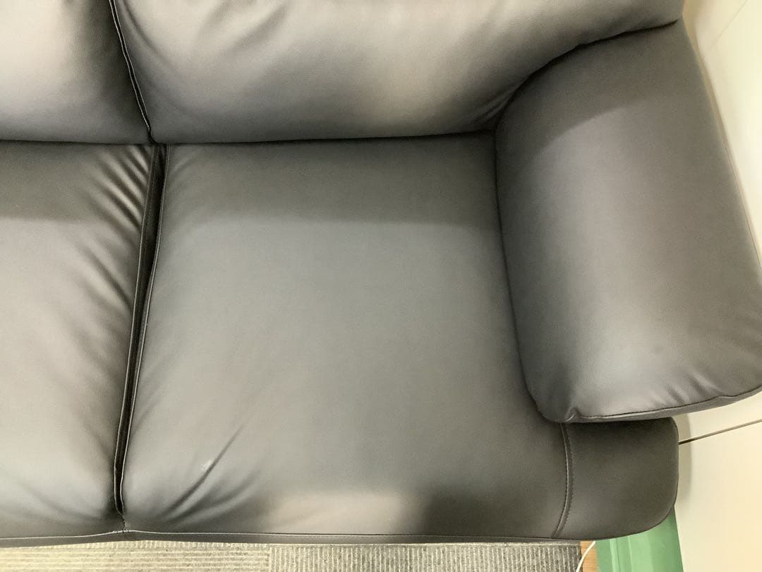 ニトリ 2人掛けソファー｜Nシールド キャッツ3 BK