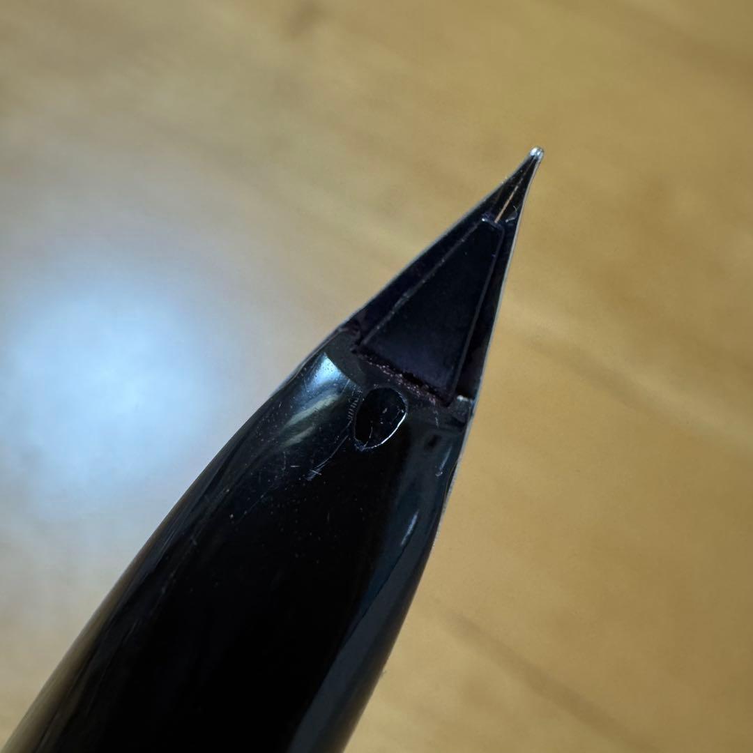 廃盤 パイロット Elite エリート 格子 万年筆 18K 750 F 蝕刻