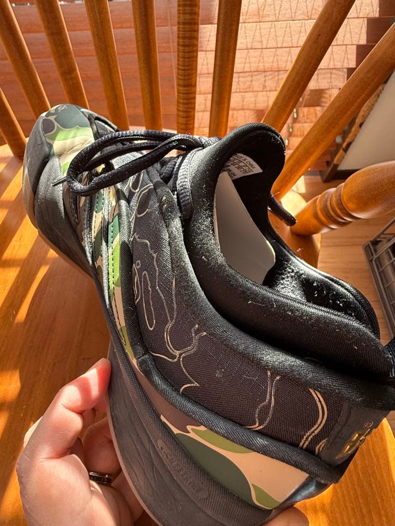 BAPE adidas DAME9カモフラージュ バスケットボールシューズ