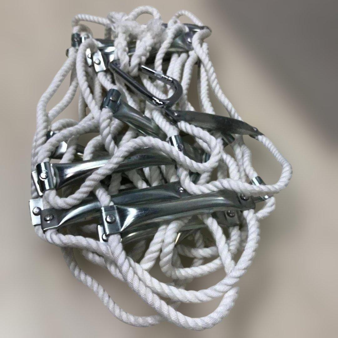 送料無料 避難ロープ はしご ステップダウン II型 約7m 250911-7