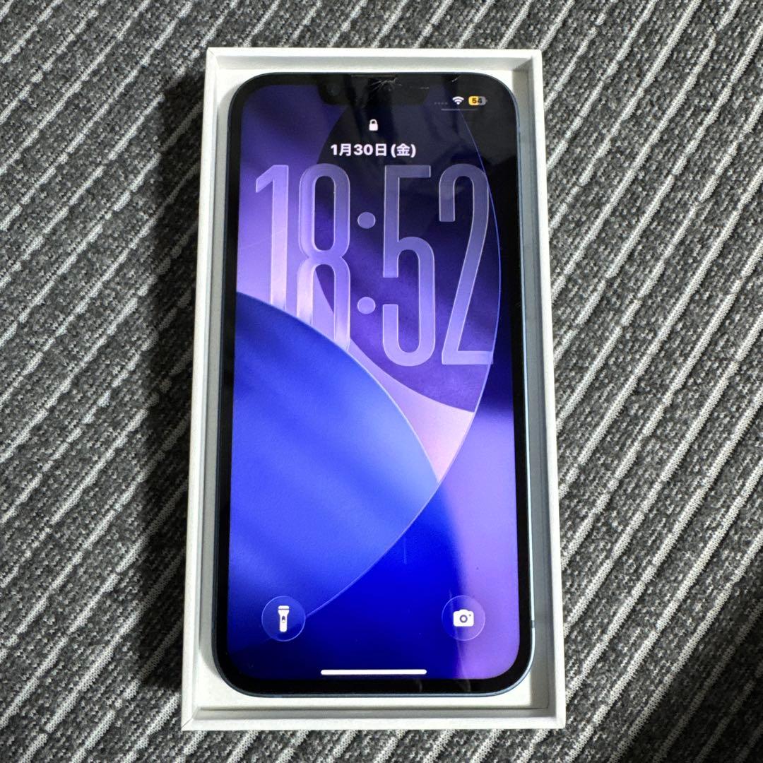 iPhone14本体　ブルー　128GB