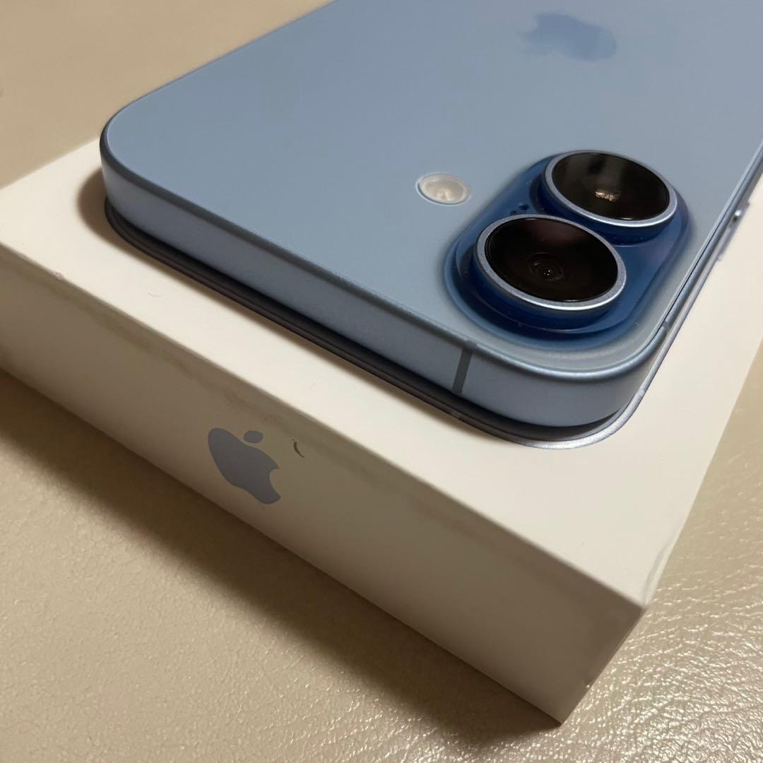 【美品】iPhone17 256GB ミストブルー SIMフリー