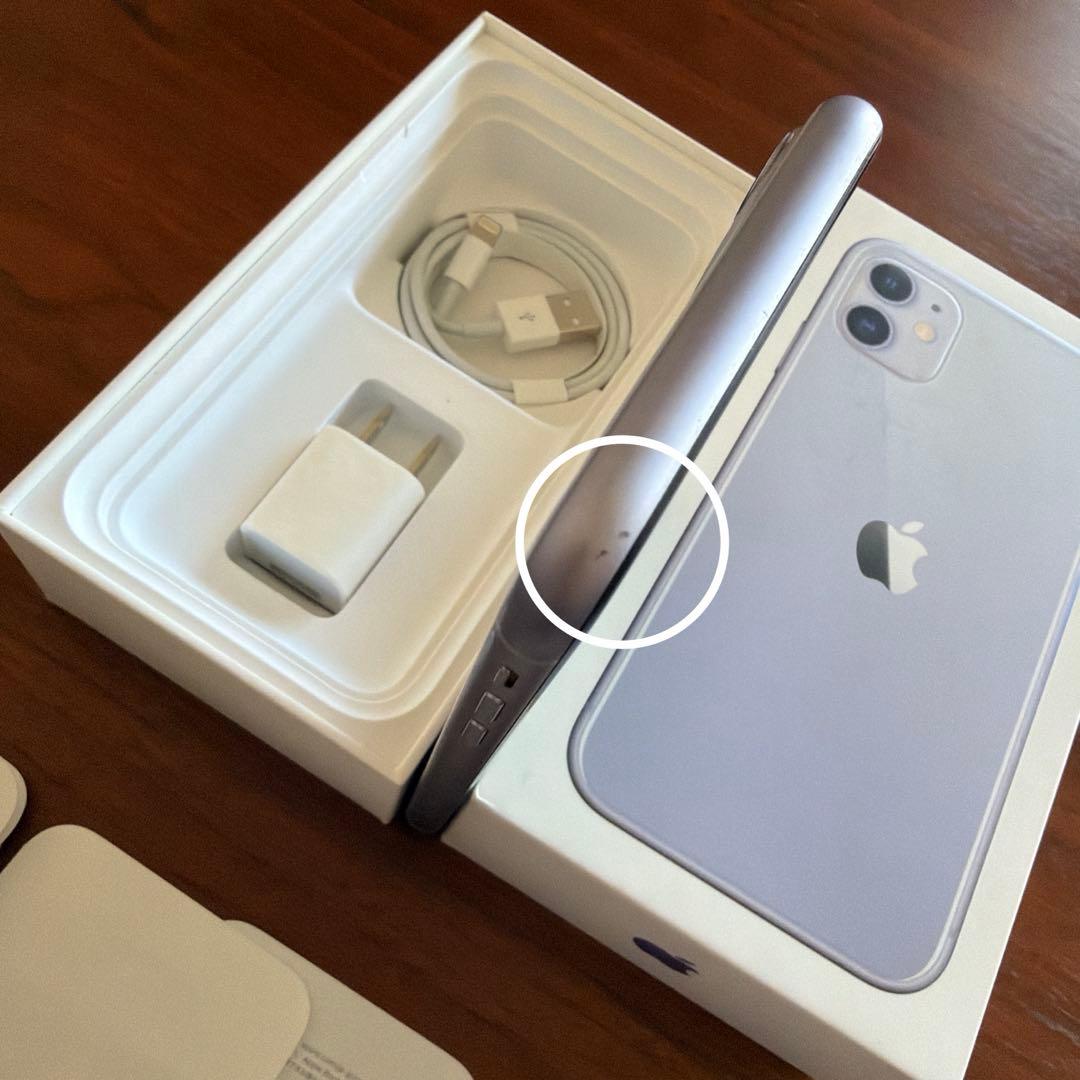 iPhone11 パープル 128G SIMフリー 美品