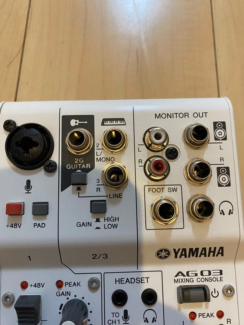 【美品✨】ヤマハ　インターフェースAG03 ミキシングコンソール　通電確認済み