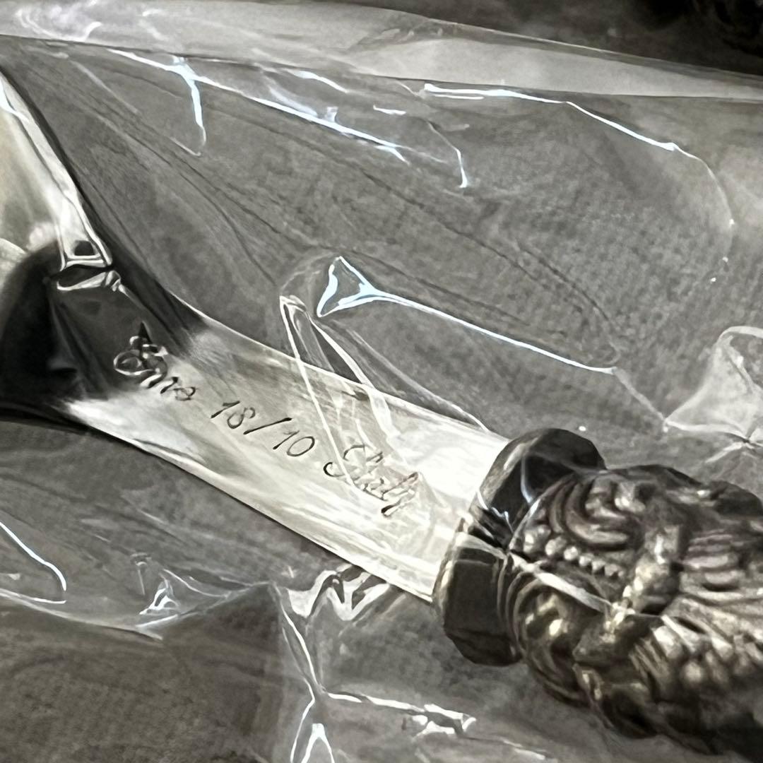 エメ ナポレオン 18-10 イタリア製 カトラリー クリア フォーク ケーキ