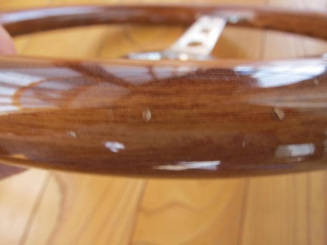 【美品】Payton ウッド ステアリングホイール 直径36cm