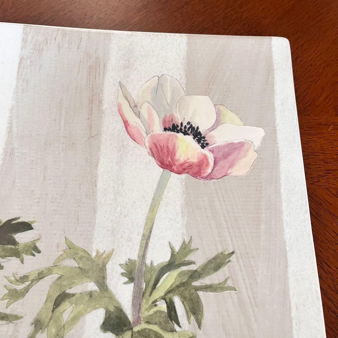 【レア美品】フランス製　ジアン★アネモネ★スクエアプレート