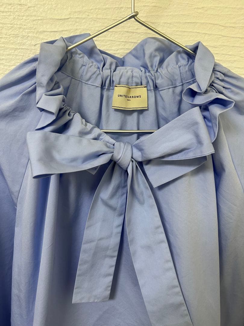 UNITED ARROWS リボン付きブラウス 38