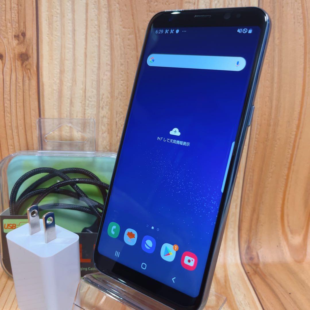 SIMフリー 本体 Galaxy S8 SCV36 64 GB 039 ブルー