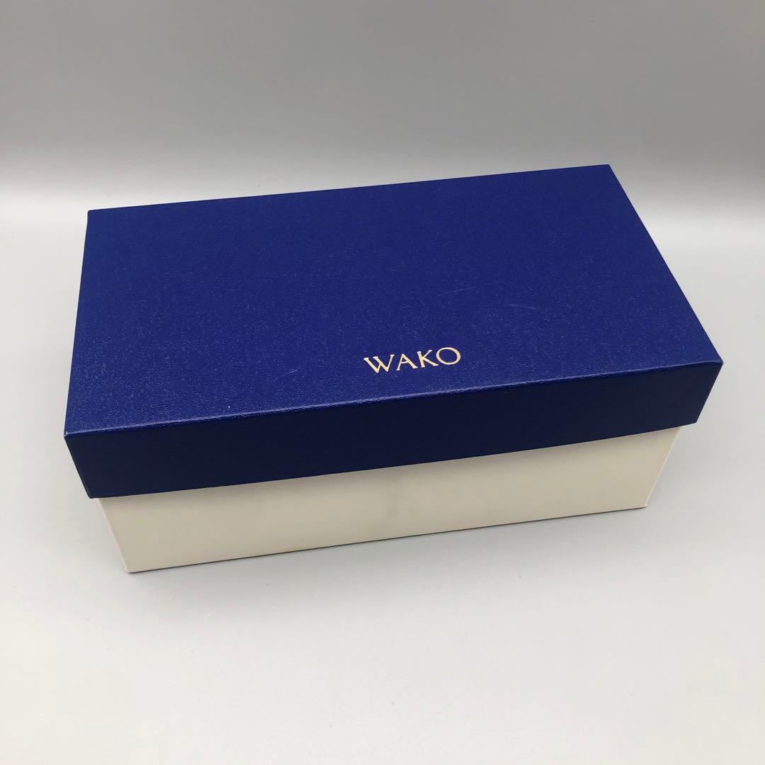 新品箱付 銀座和光WAKO銀細工おしぼりトレイかご編みシルバー銀加工5枚セット