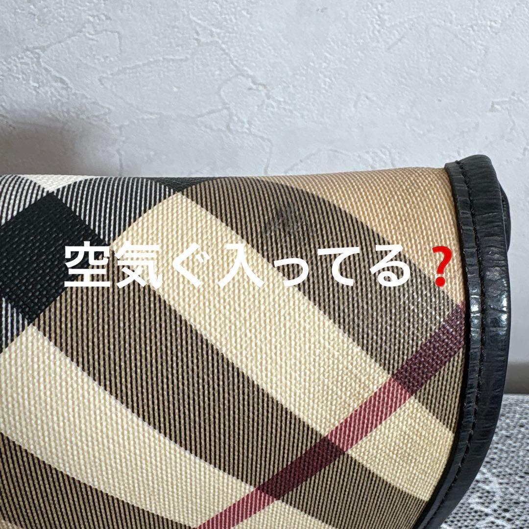 バーバリー Burberryショルダーバッグ ノバチェック PVCメガチェック