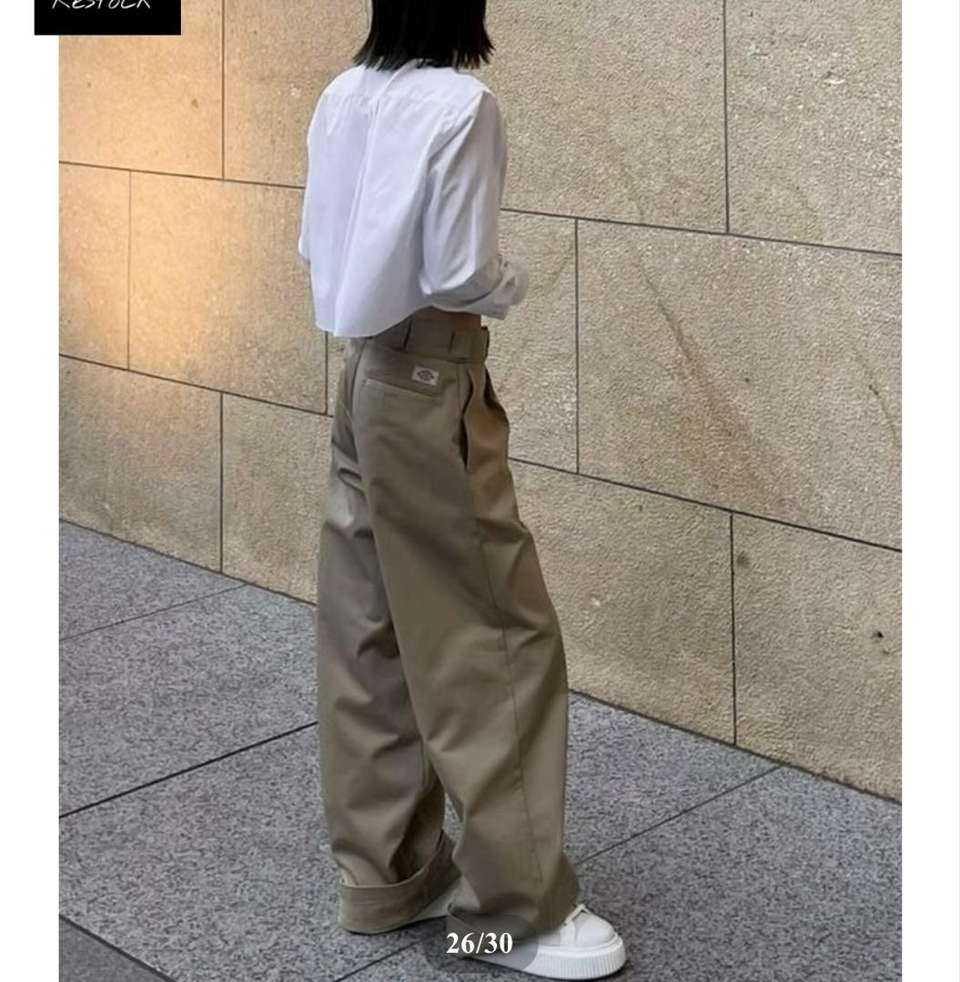 ok.soon×dickies wide chino pants(new )