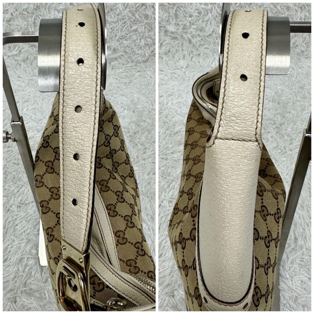 希少【GUCCI】ホーボー ワンショルダー GGキャンバス y2k 00s