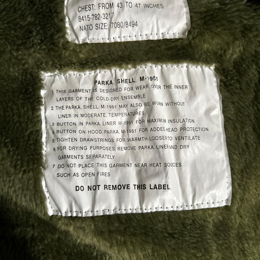 HOUSTON M-51 裏ボアライナー付きミリタリーモッズコート