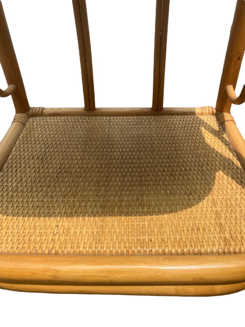 ラタン 籐 電話台 キャビネット 昭和レトロ