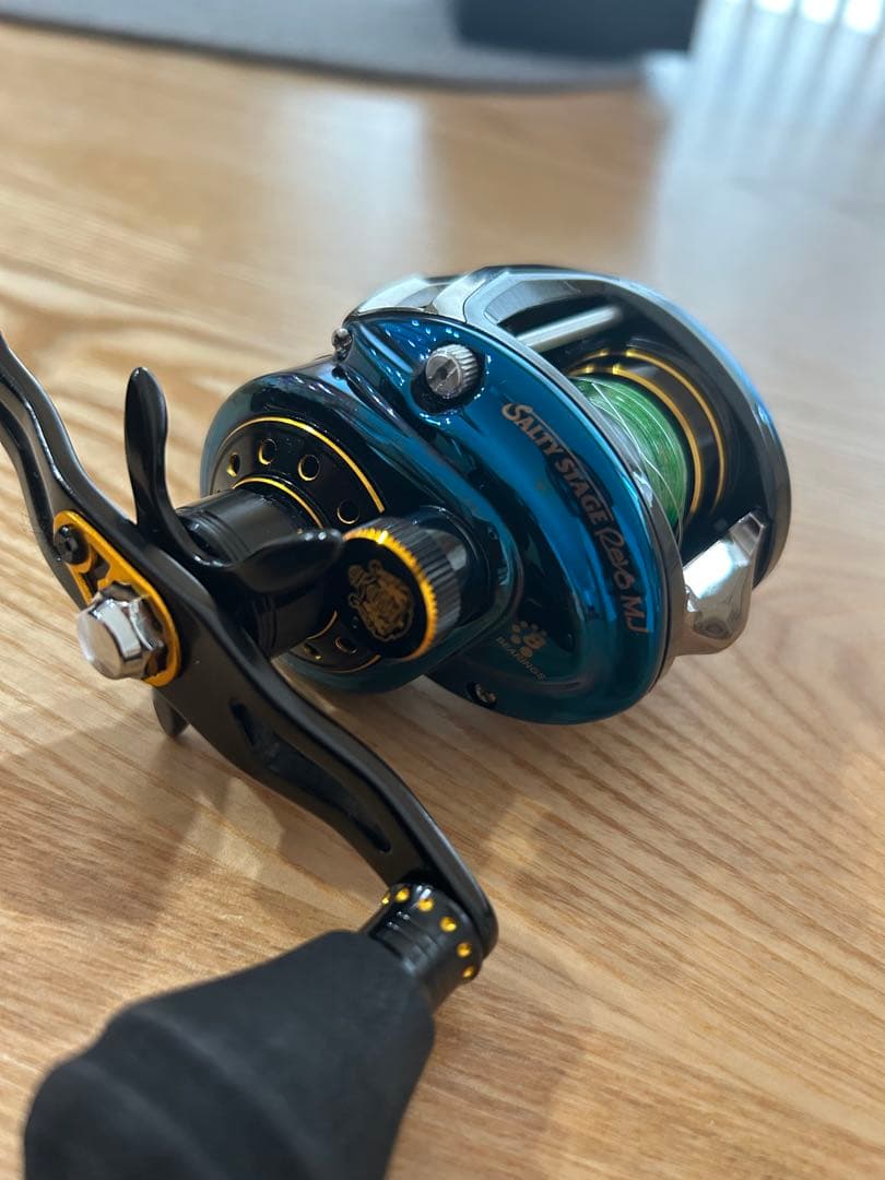 y*u様 アブガルシア　ソルティステージ　レボ　MJ 左ハンドル　リール　ライト