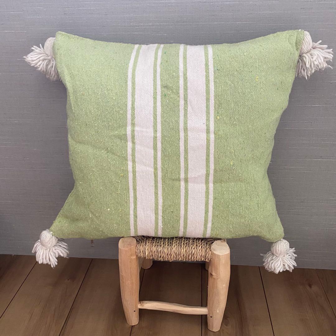 モロッコ　直輸入　2点セット　刺繍　クッションカバー