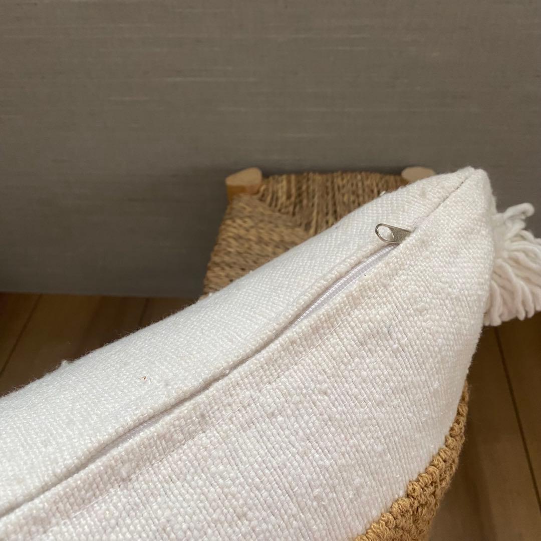 モロッコ　直輸入　2点セット　刺繍　クッションカバー