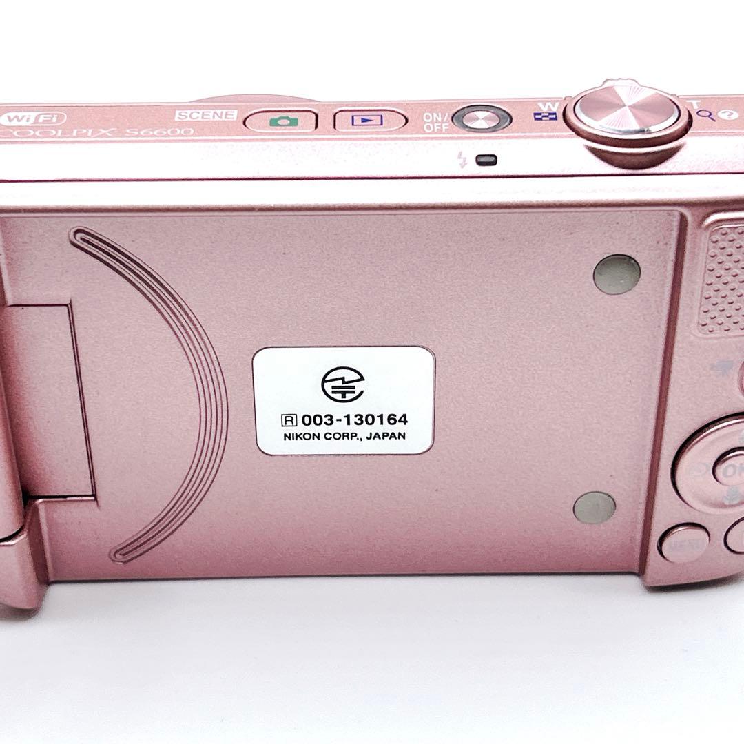 【極美品】Nikon ニコン COOLPIX S6600 シルキーピンク