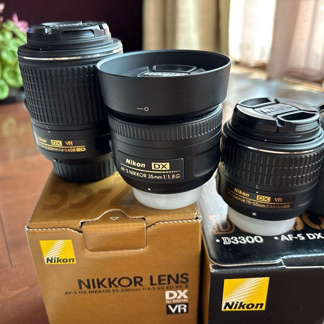 Nikon D3300 デジタル一眼レフカメラ レンズ3本セット
