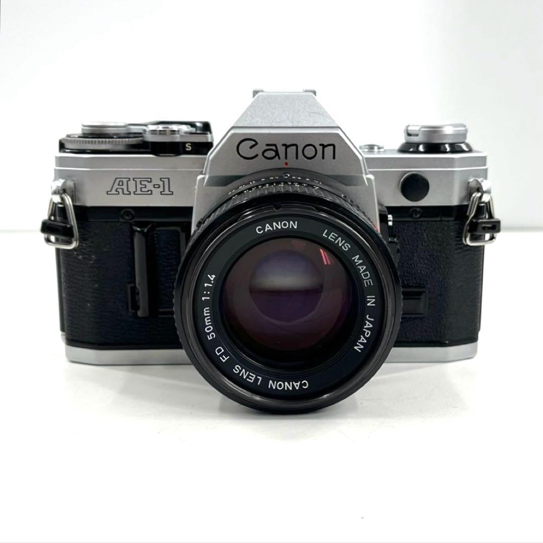 Canon AE-1 フィルムカメラ FD50mm F1.4付 シャッター確認済