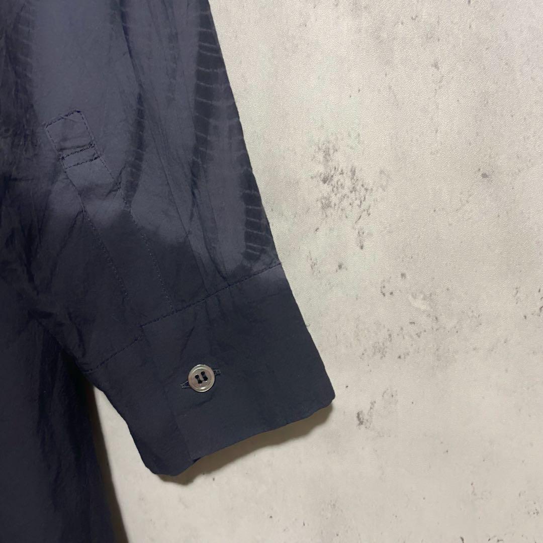 パドカレ　インドオーガニックコットン　有松絞り　竜巻流水絞りブラウス