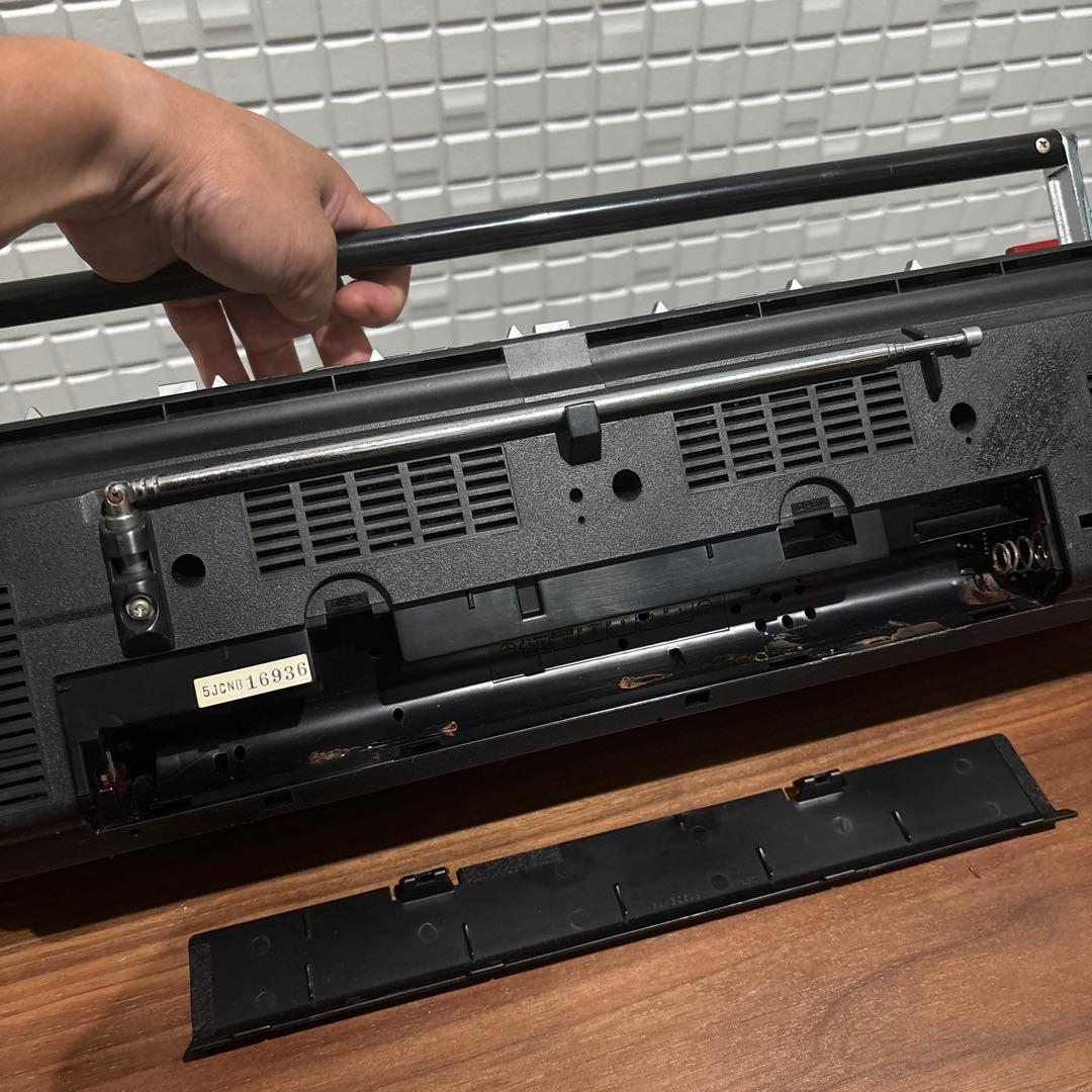 National ラブコール RX-FW50 ブラック レトロ ラジカセ