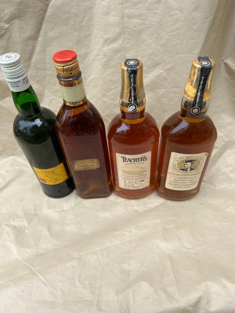 ★未開栓★カティーサークなどウイスキー4本セット古酒