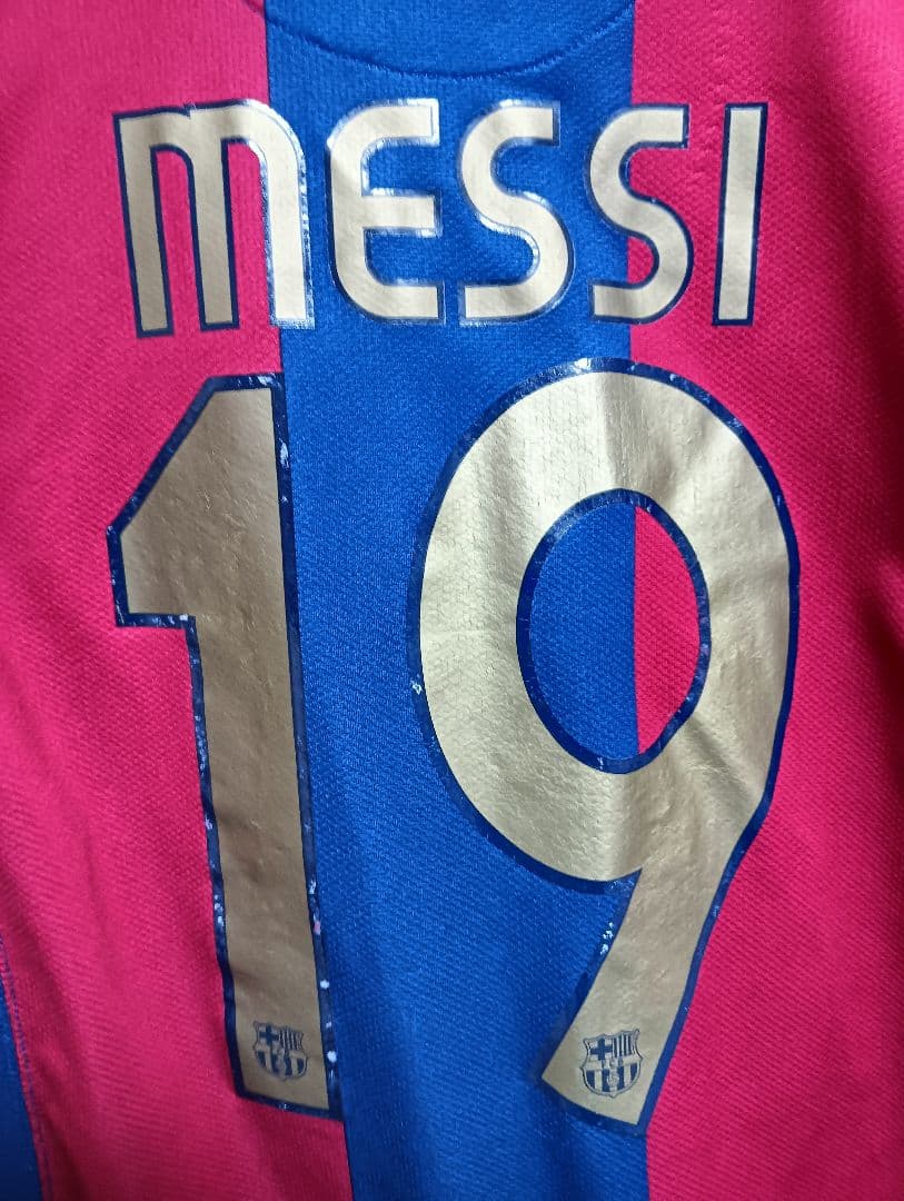 ナイキ バルセロナ メッシ #19 カンプ・ノウ 50周年 長袖ユニフォーム S