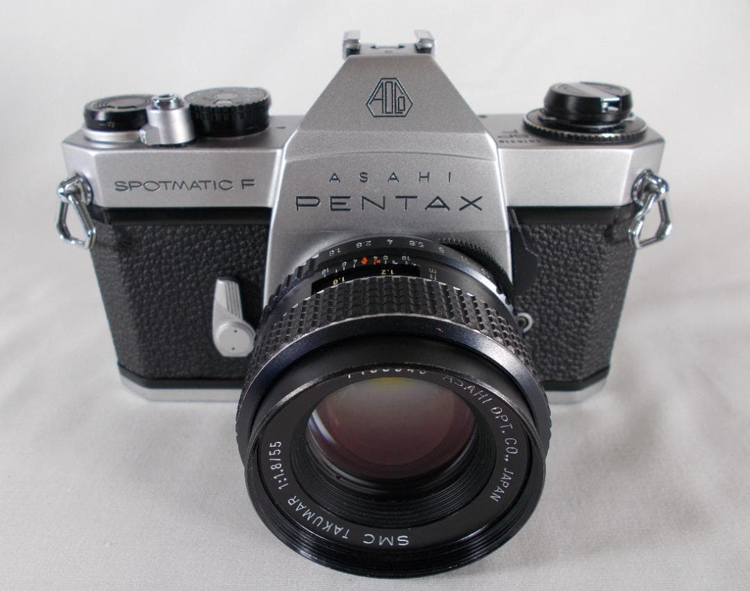 フィルムカメラ 整備済 完動品　Pentax SPF + f/1.8　L219
