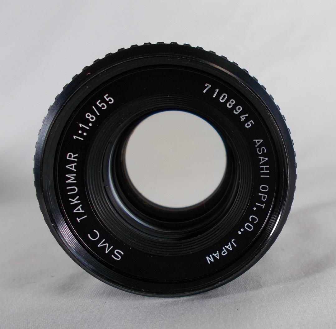 フィルムカメラ 整備済 完動品　Pentax SPF + f/1.8　L219