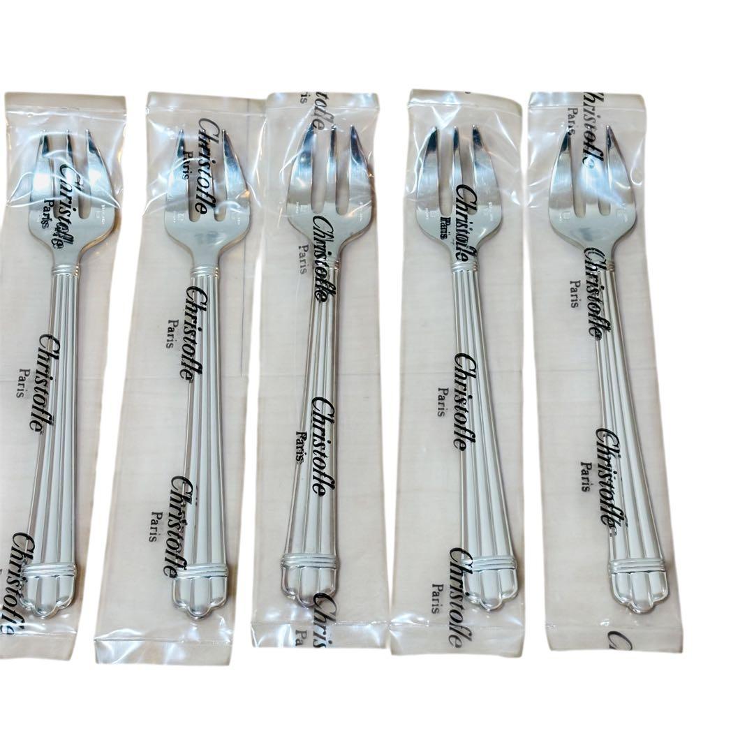 新品 クリストフル アリア ARIA オイスター フォーク 6本セット シルバー