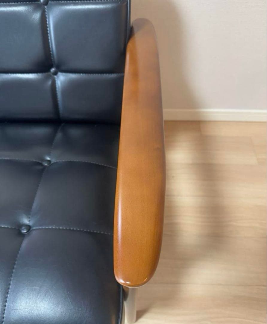 カリモク60 Kチェア　1シーター　ブラック