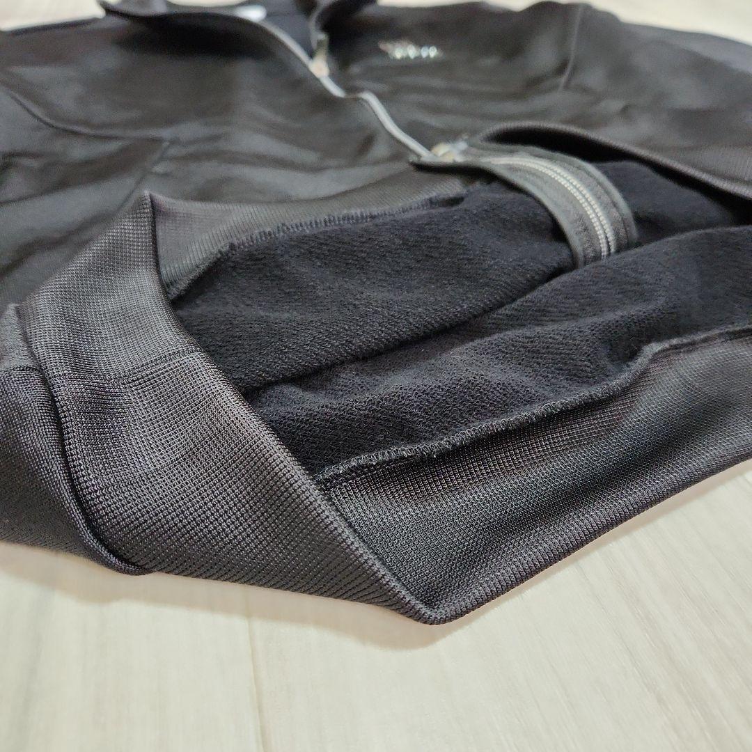 美品☆LANVIN SPORT☆ゴルフジャケットストレッチメンズ42(LL)黒