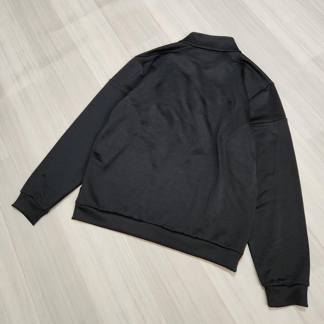 美品☆LANVIN SPORT☆ゴルフジャケットストレッチメンズ42(LL)黒