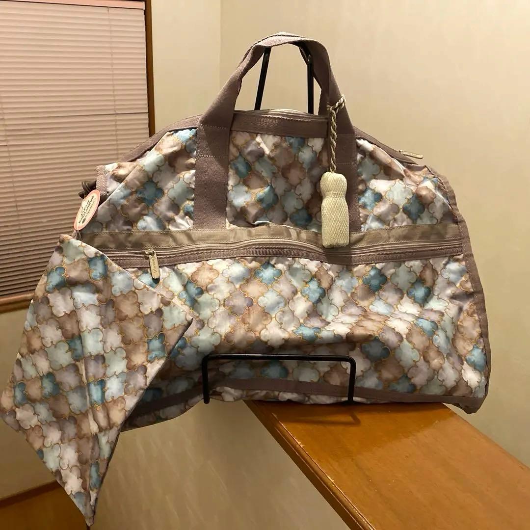 【新品】レスポ　ミニボストン　タッセルチャーム　ミニポーチ付