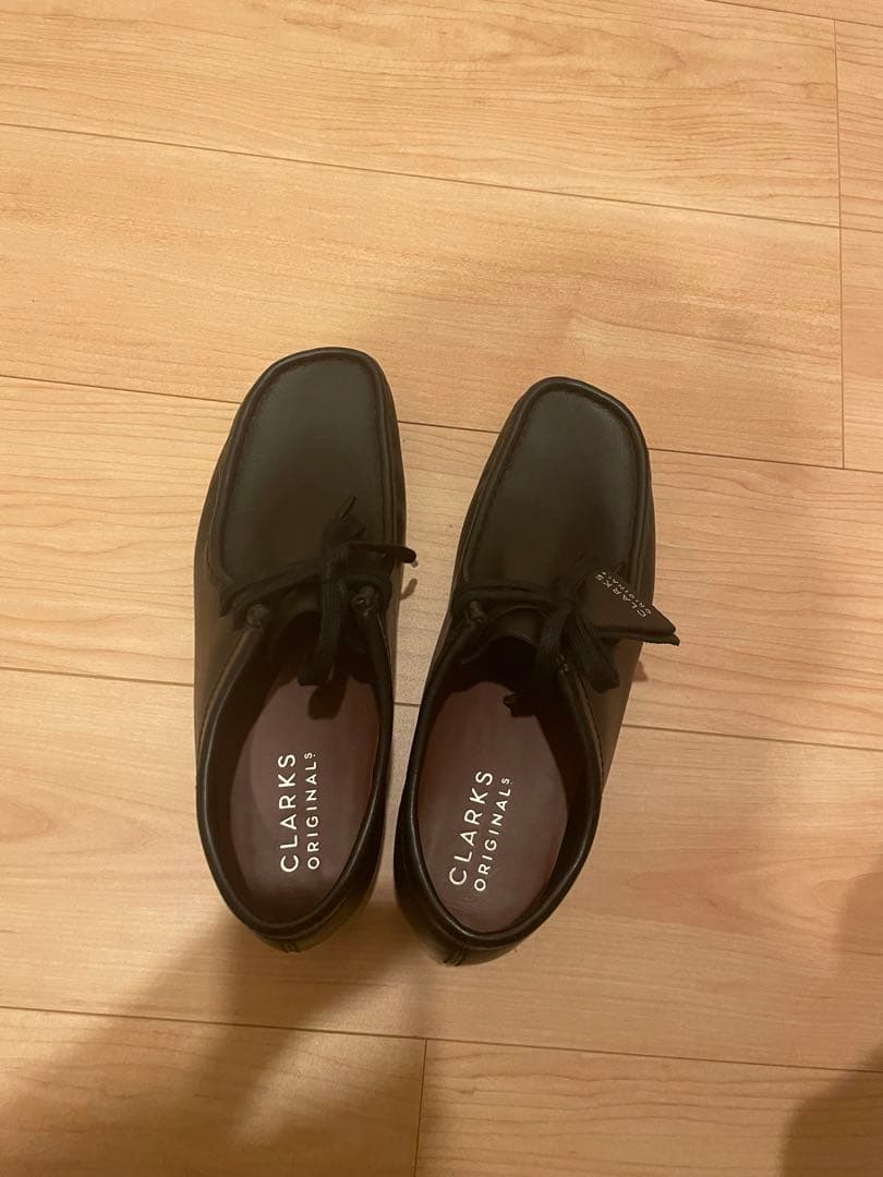 Clarks Wallabee ブラックレザー