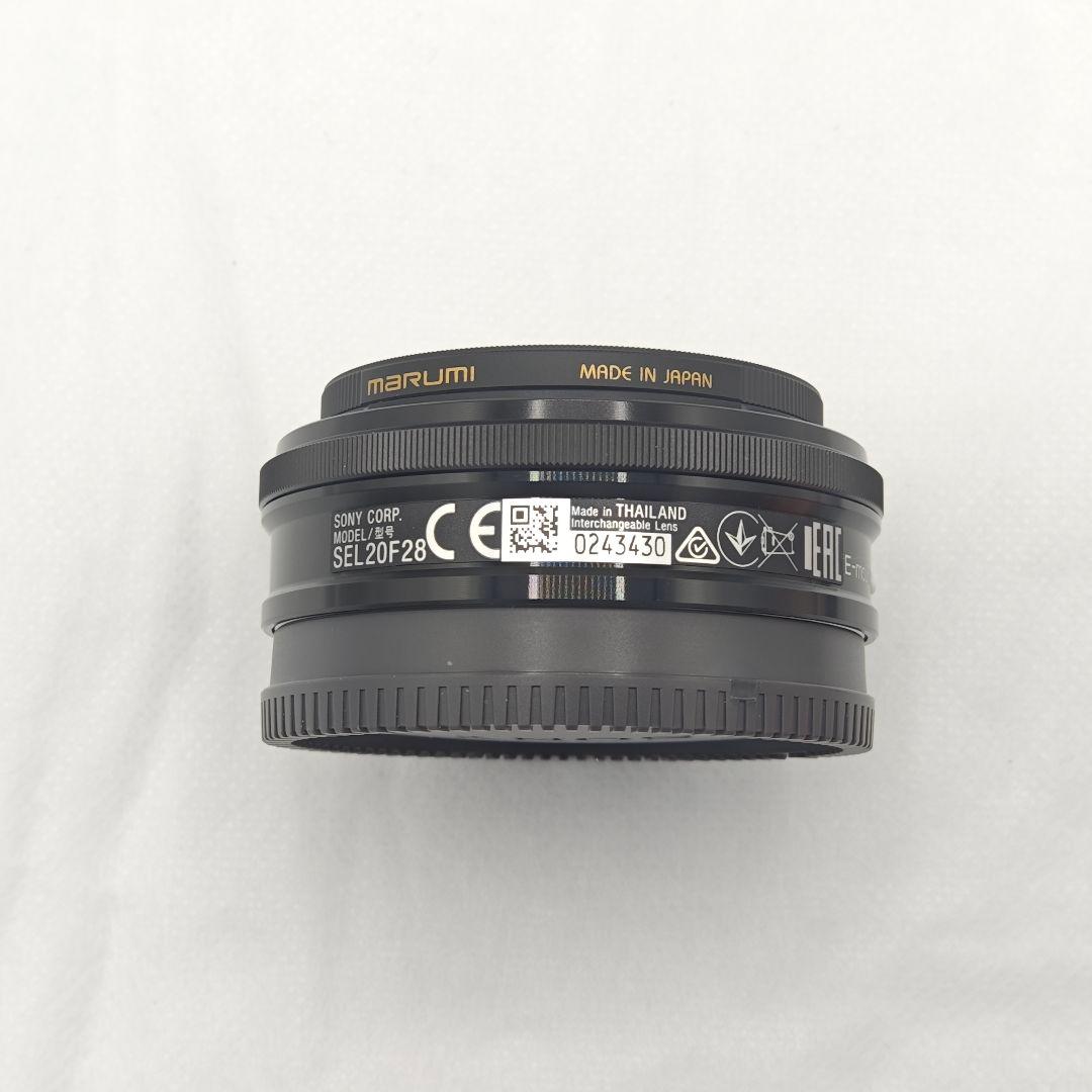 【新品同様】SONY SEL20F28 EXUSレンズフィルター 49mm付