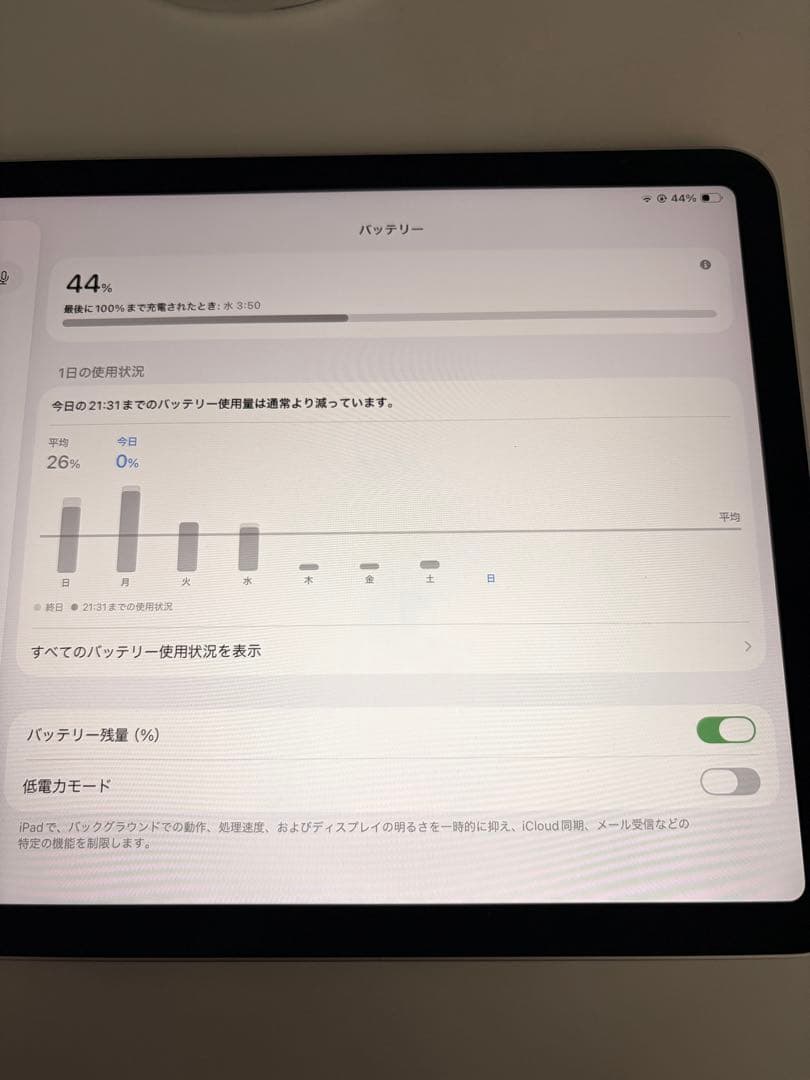 iPad Air4 シルバー