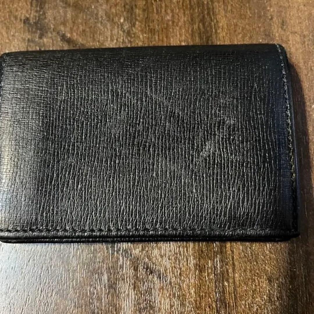 GUCCI カードケース・名刺入れ レザー ブラック